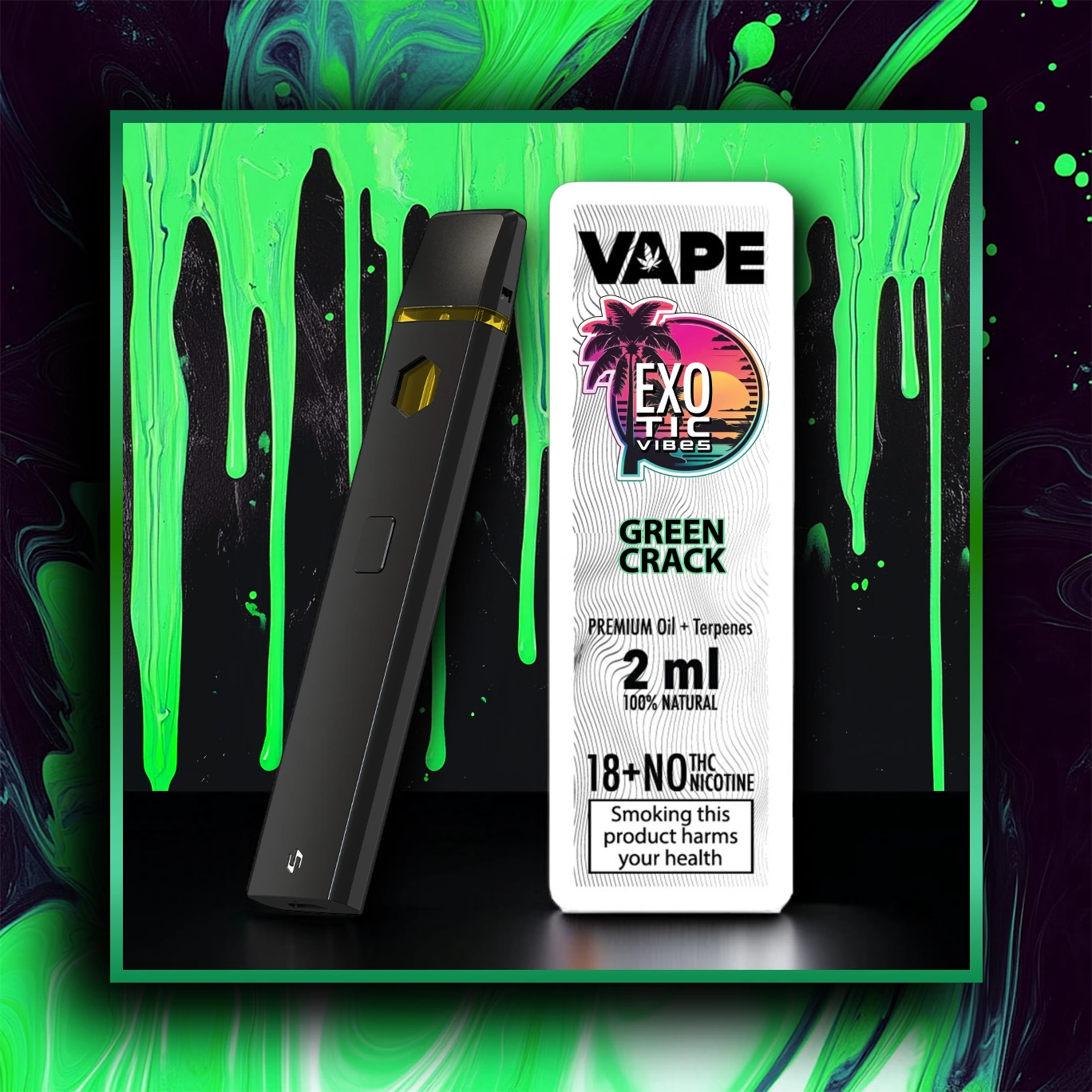 Green Crack HHC Vape Premium - 2.00 ml. HHC