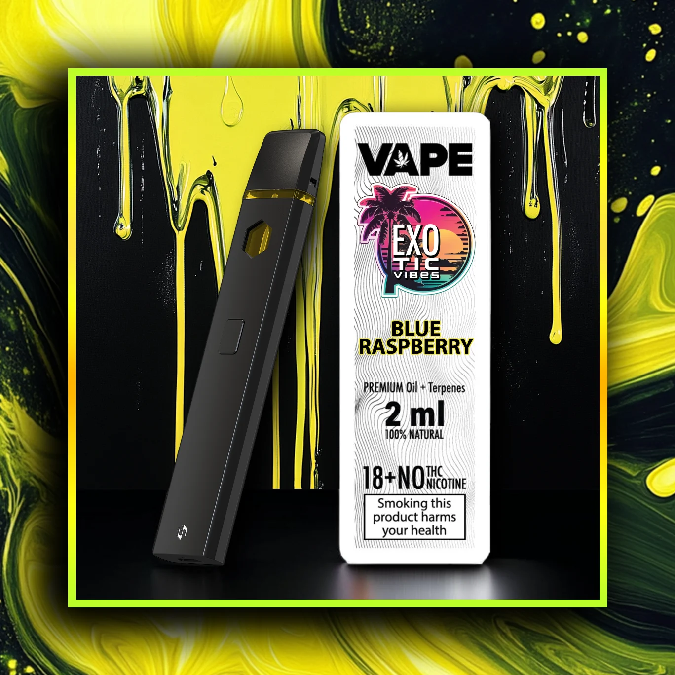 Vape Blue Raspberry HHC Premium - 2,00 ml. HHC