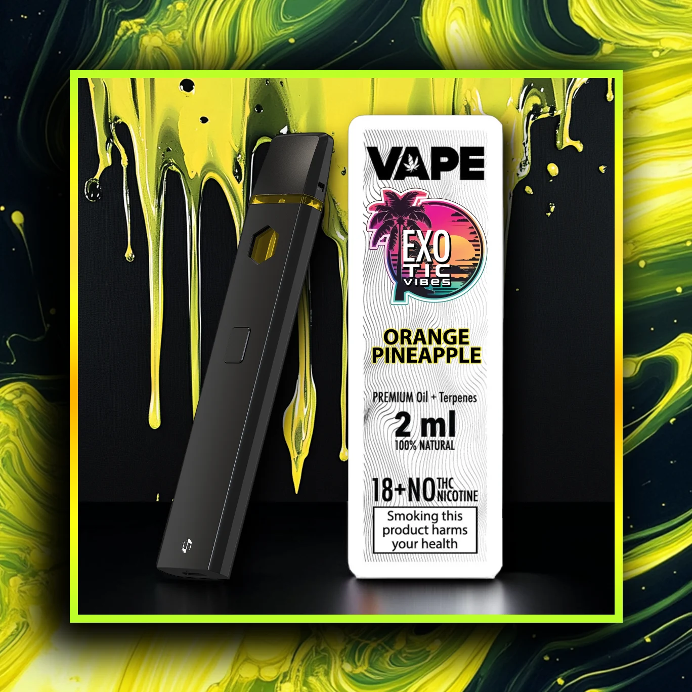 Orange Pineapple HHC Vape Premium - 2.00 ml. HHC