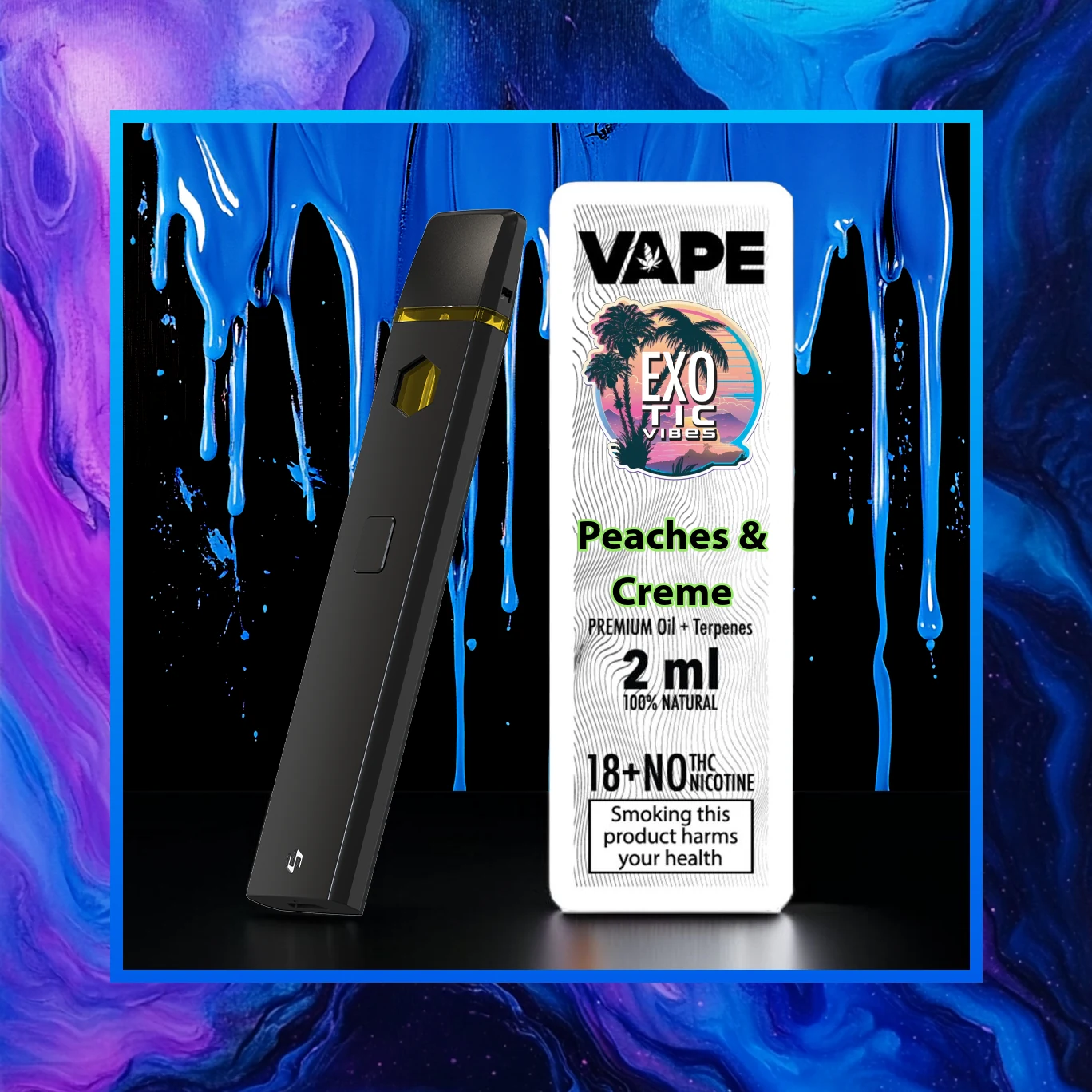 Peaches & Creme HCT Vape Premium - 2.00 ml. HCT